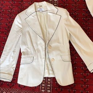 Mango cream white blazer size 4 bought in Paris